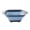 Sky Blue, variant on Collapsible Kitchen Colander and Strainer Foldable Silicone Pasta Veggie Drain Rack for Home Apartment Use