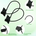 thumbnail image 4 of 100Pcs  Practical Disposable Cable Zip Ties Anti-theft Self-locking Tie For Clothes Suitcase Shoes Bag Label Tag,black, 4 of 7