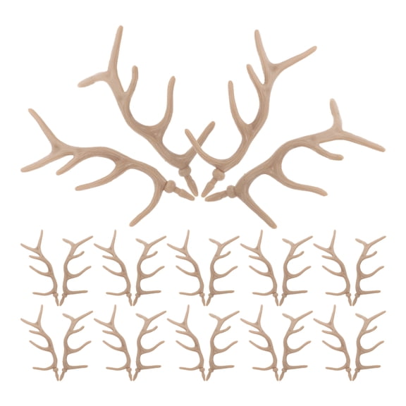 BEADCEST Craft Twigs Sticks Plastic Khaki Diy Crafts 12 Pairs 3.5X1.2In