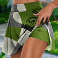 thumbnail image 2 of Fvwitlyh Jupes pour Femmes Jupe Pantalon Décontractée Imprimée Géométrique Demi-Jupe Verte,TG, 2 of 4