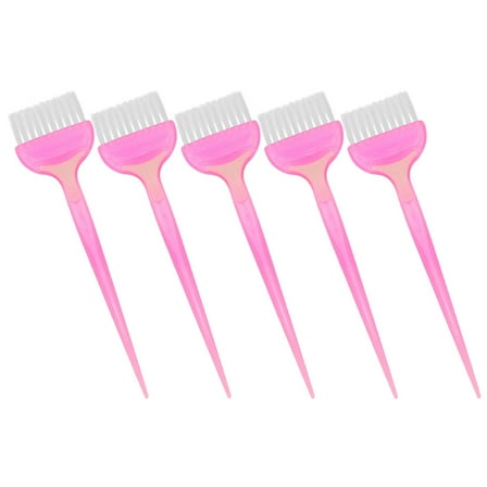 Supvox 5pcs Hair Coloring Brush in Pink for Adults in Salon Use