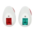 thumbnail image 1 of 1 Pair LED Navigation Light Professional Alarm Indication Navigation Signal Light for Boat Yacht DC12V 2W White, 1 of 5