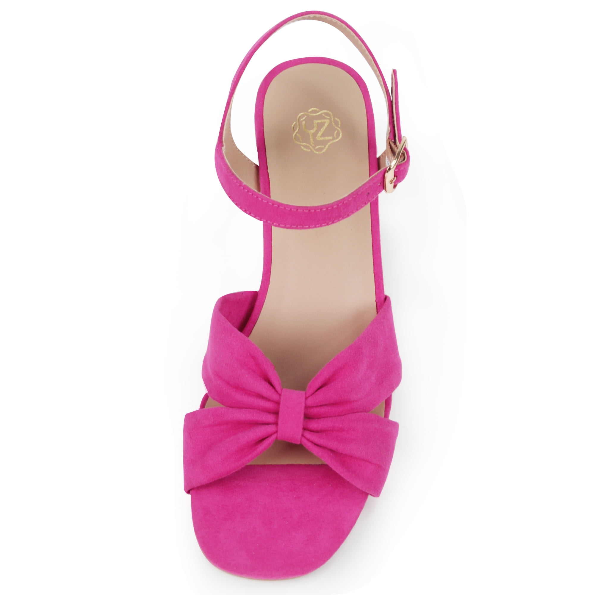 Yolanda Zula Women s Square Toe Low Chunky Heels Sandals Ankle Strap Block Heel Shoes For Ladies Pink 8 Other 8