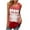 Red, variant on Patlollav Tank Top for Women Under $10.00, Womens Summer Tank Top Round-Neck Sleeveless Print Casual Fashion Blouse