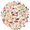 4A, variant on Cute Ice Cream Funny Stickers Cartoon Sweet Treats Stationery Stickers for Laptops Suitcases Notebooks