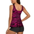 thumbnail image 3 of WILLBEST Traje de Baño Completo para Mujer Traje de Baño Tankini de Dos Piezas conjunto de Tankini de Cintura Alta Traje de Baño Sexy, 3 of 4