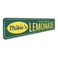 thumbnail image 3 of Fresh Squeezed Lemonade Novelty Sign, Metal Wall Decor - 4x18 inches, 3 of 4