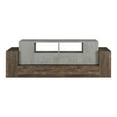 thumbnail image 5 of Furniture of America Abdi Wood Multi-Storage TV Stand in Oak and Concrete Gray, 5 of 5