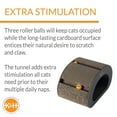 thumbnail image 3 of K&H Pet Products Creative Kitty Tunnel Cat Scratcher Toy Cardboard 15.75 X 9.5 X 9.25 Inches, 3 of 7