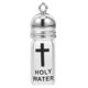 thumbnail image 1 of Holy Water Bottle: Refillable And Cross Pattern Glass Bottle - Christian Baptism Decoration - Church Supply for Home and Easter Decor, 1 of 3