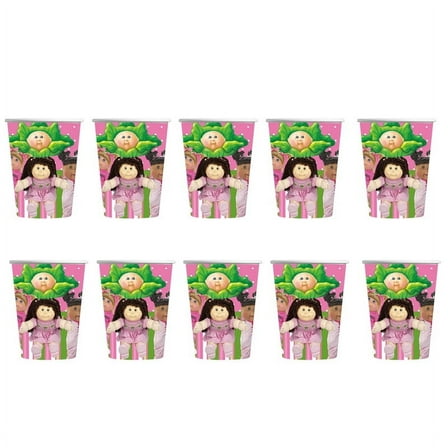 Cabbage Party Supplies Cups Birthday Tableware Disposable Paper Mouthwash Drinking Cups