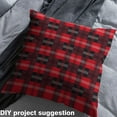thumbnail image 2 of Homewish Black Red Buffalo Patchwork Fabric by the Yard 2 Yards, Chic Fashion Plaid Sewing Fabric, Teens Kids Child Adult Fabric for Sewing, Luxury Bedroom Decor, 2 of 6