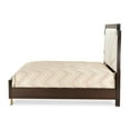 thumbnail image 3 of Michael Amini Belmont Place Queen Upholstered Bed in Cream/Espresso, 3 of 14