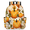 Beige, variant on Jiaoprinted Fall Pumpkins Maple Leaf Backpack for Adults, Breathable Adjustable Strap Casual Daypack, Lightweight Pumpkin Thanksgiving Work Laptop Backpack