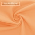 thumbnail image 6 of (3 pack) Nestl Pillow Sham Set of 2, Premium 1800 Series Double Brushed Bed Pillow Cases, Light Apricot Orange, Euro 18" X 18", 6 of 6