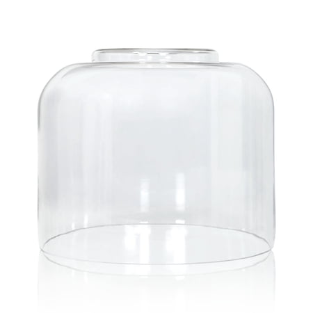 Kira Home Beech 9 Glass Shade, Replacement Glass, 1-5/8 Fitter Opening for Threaded Medium Base Socket, 8 x 8.75