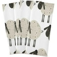 thumbnail image 2 of GZHJMY 1 Pack Cartoon Sheep Kitchen Towels Soft Highly Absorbent Dish Towels Reusable Tea Towels Set 28 x 18 Inch, 2 of 7