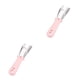 thumbnail image 4 of Cateissary Raspador de hielo para refrigerador Pala de congelador de acero inoxidable universal Gadgets para descongelar Utensilio para rosa 2piezas, 4 of 6
