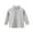Gray, variant on TOOYOU Boys Summer T-Shirt Unisex Kids Soft Long Sleeve Stand-Up Collar Turtleneck Shirts Size 1-2 Years Blue
