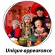thumbnail image 2 of KAKOWELY 2 gorros de la Antigua Roma para niños: Diseño único de estilo romano para fiestas, festivales y juegos de rol. Cómodos gorros de cosplay, regalos para niños., 2 of 5