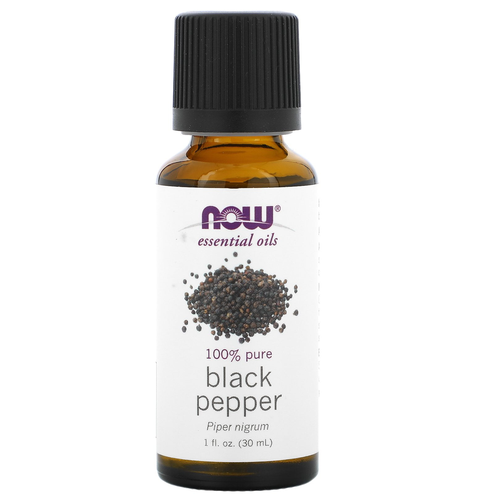 Essential Oils, Black Pepper Oil, 1 fl oz (30 ml), NOW Foods