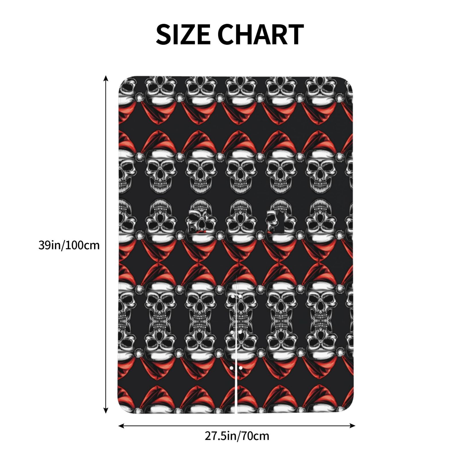 Naloa Skull santa hat Baby Car Seat Cover, Breathable Baby Carrier Cover, Multiuse Baby Carrier Cover & Nursing Breastfeeding Cover