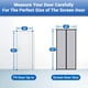 thumbnail image 2 of Puerta mosquitera magnética de fibra de vidrio BlueBala 102x211cm gris, 2 of 7