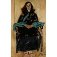 thumbnail image 2 of Julian Falat 13x18 Black Ornate Wood Framed Double Matted Museum Art Print Titled - Woman in Kimono (1910), 2 of 5