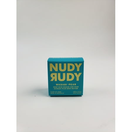 Nudy Rudy - Bar Soap - Wasabi Pear - White