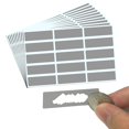 thumbnail image 1 of 150 Pack, Rectangle Scratch Off Labels Stickers, Gray - 1.9 x 0.6", 1 of 4