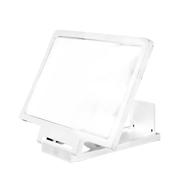 Screen Magnifier for Phone Foldable Lightweight High Definition-White