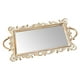 thumbnail image 4 of Espejo Bandeja decorativa Almacenamiento de joyas Centro de mesa multiusos Bandeja de tocador de estilo europeo Bandeja de servicio para el hogar Sala 48cmx23cm perfecl Bandeja de espejo, 4 of 8