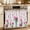Pink, Green, White, variant on Oven Skirt Curtain for Kitchen 20x27 Inch, Pink Tulips Oven Curtain with 8 Ribbon Ties & Ruffle Trim, Stove Skirt Curtain Dishwasher for Cabinets Over Sinks Rustic Floral Flowers Petals Brown