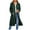 Green, variant on Womens Long Coat Women Casual Long Sleeve Loose Fashion Pocket Zipper Solid Hooded Coat Long Puffer Vest Casual Outwear Jackets