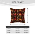 thumbnail image 4 of Haiem Animal Print Velvet Soft Solid Decorative Square Throw Pillow Covers Set with Elegant Piping Christmas Cushion Case for Sofa Bedroom Car-16"x16", 4 of 8