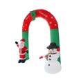 thumbnail image 1 of Arco inflable de Navidad suministros festivos arco LED para tienda de Año Nuevo (UE) Likrtyny Para estrenar, 1 of 9