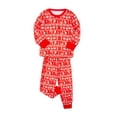 thumbnail image 3 of KOMOO Christmas Family Christmas Pajama Matching Set  Long Sleeve Reindeer Printed Pullover and Pants Xmas Pajama Sleepwear Outfit, 3 of 9