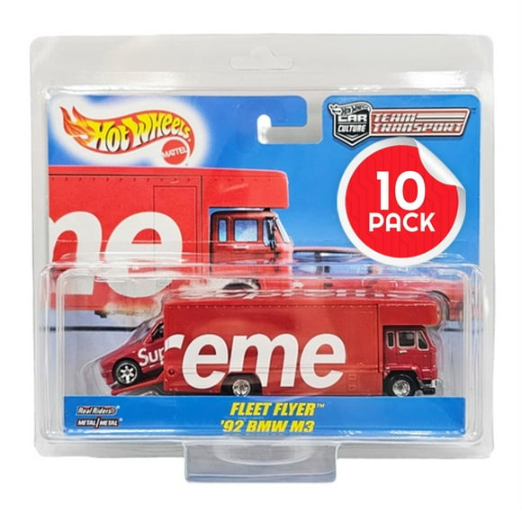 110x EVORETRO PET Protectors for Hot Wheels Team Transport – Clear Durable Display & Storage Cases for Diecast Car Collectibles