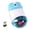 Blue Fish, variant on Cute Marine Animal Pattern 2.4G Wireless Optical Mouse Dolphin Penguin Turtle Fish Right Hand Pen Shape Click Mouse for Laptop PC Gift