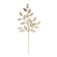 thumbnail image 2 of Melrose International Glittered Leaf Spray (Set of 2), 2 of 2