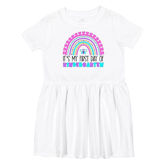 Inktastic Its My First Day of Kindergarten Girls Toddler Dress