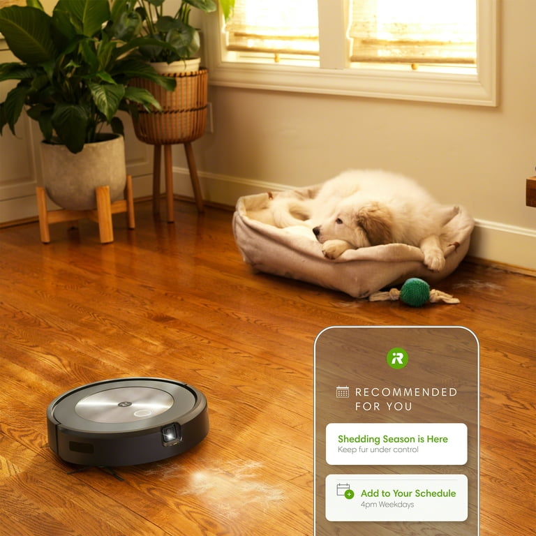 iRobot Roomba j7+ (7550) Self-Emptying Robot Vacuum – Avoids Common  Obstacles Like Socks, Shoes, and Pet Waste, Empties Itself for 60 Days,  Smart