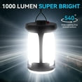 thumbnail image 2 of 2 Pack Solar Powered Camping Lantern, 1000 Lumen 15H Rechargeable LED Lanterns(2PCS), 2 of 5