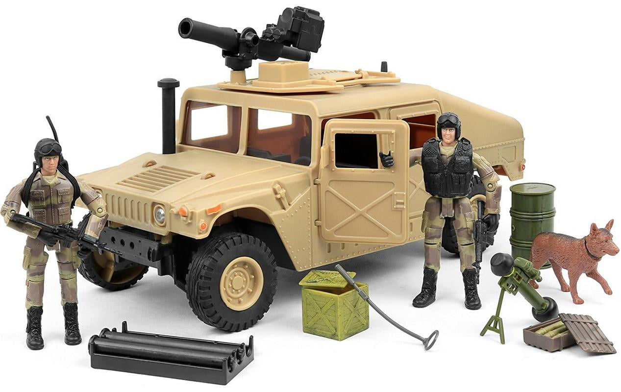 Elite Force 1:18 Scale Military M1114 Up Armored Humvee Vehicle Action Figure 