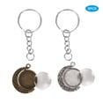 thumbnail image 2 of Custom Jewelry 48pcs Key Rings Pendant Base,Pendant Tray, Jewelry DIY Tool, For Jewelry-makers Girls, 2 of 8