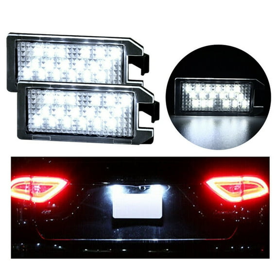 Zyutaosan 2Pcs Led License Plate Light For Jeep Grand Cherokee Compass Patriot Fiat 500 Dodge