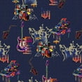 thumbnail image 2 of Stylish Fabric Friday jazz night Printed on 100% Cotton Fabric for DIY Projects by the Yard (Red, Blue, Black), 2 of 2