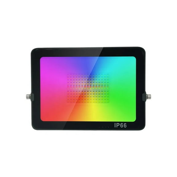 30W 50W Smart Tuya RGB Floodlight Outdoor Spotlight LED Reflector Waterproof Garden Landscaping Lighting Control ,Brings Out Natural Colors