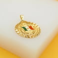thumbnail image 2 of 18K Gold Filled Mexican Flag Coin Pendant (A273), 2 of 3