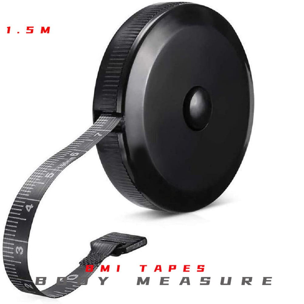 solacol Tape Measure Body Measuring Tape 1.5M Tape Measure Inch Cm Round  Tape Automatic Retractable Soft Colorful Ruler Fruit Automatic Telescopic